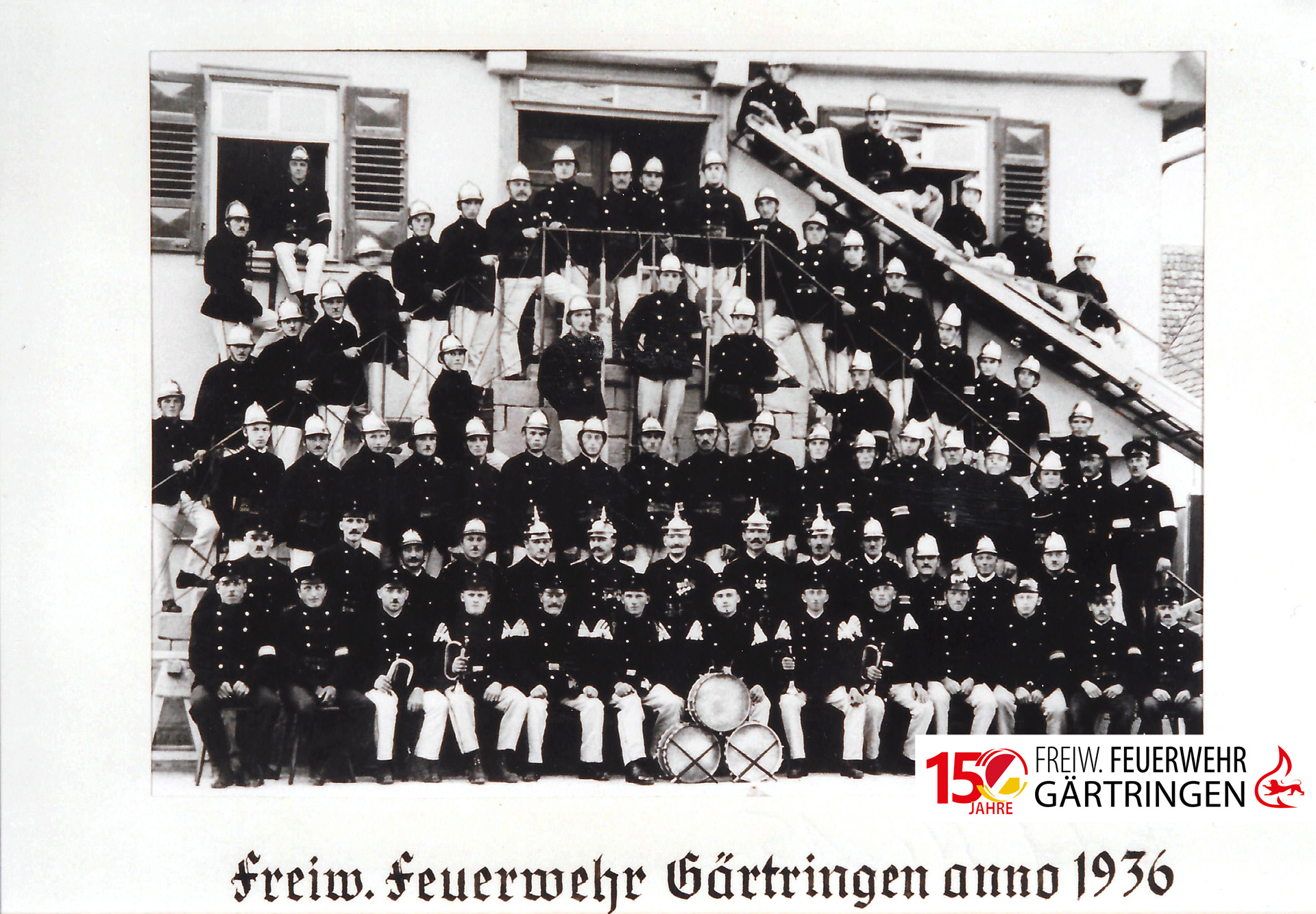 Feuerwehrmannschaft 1936